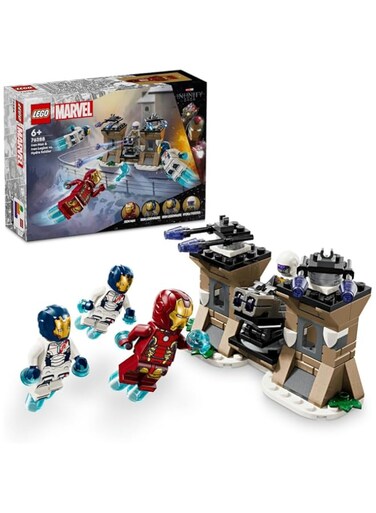 LEGO Marvel Iron Man &amp; Iron Legion vs. Hydra Soldier Building Toy for 6 Plus Year Old Boys &amp; Girls, Avengers Adventure Set for Creative Kids and Super Hero Fans, Birthday Gift Idea 76288