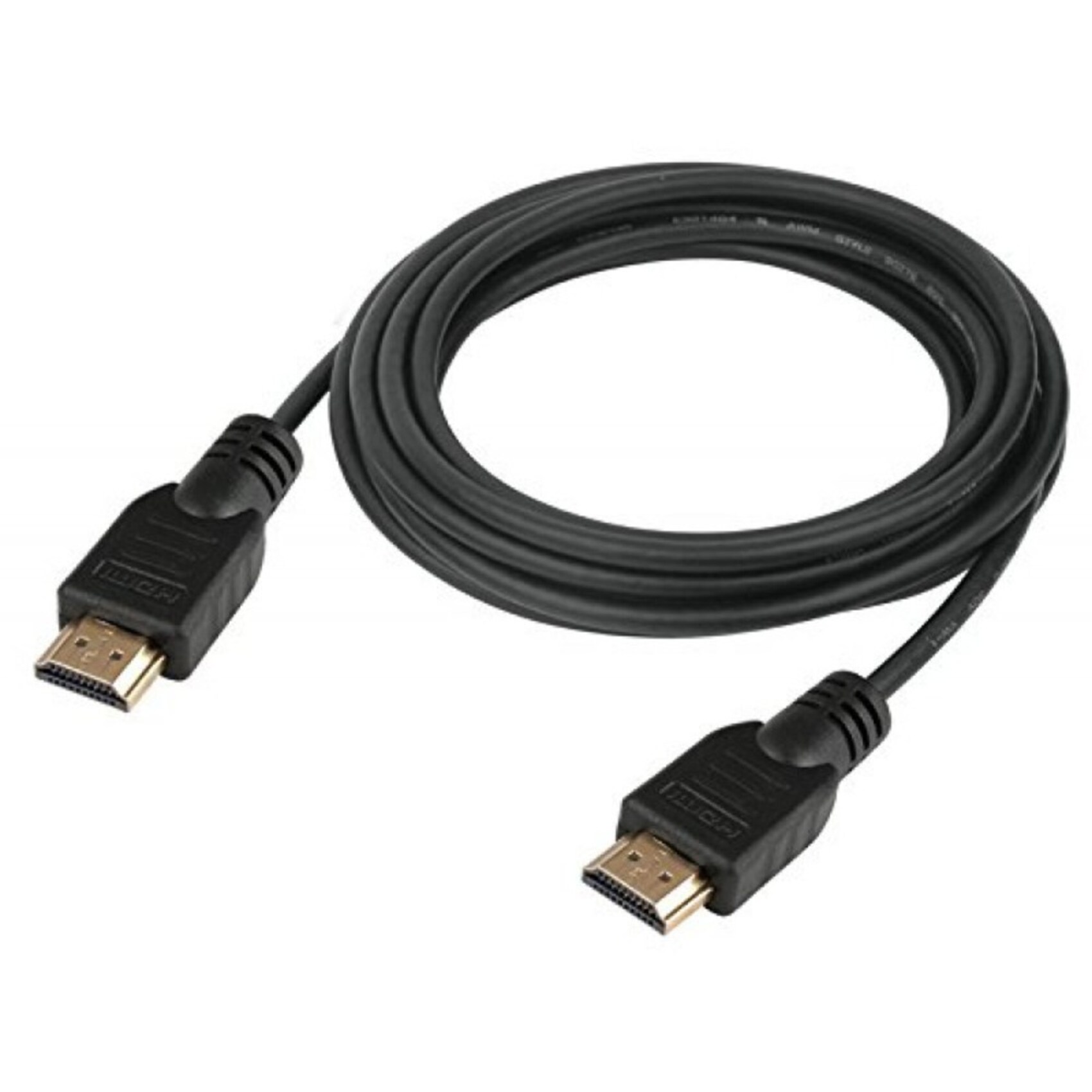HDMI Cable 3M PVC Gold plated connector PVC Cable Black Color Online Carrefour UAE