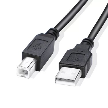 USB Printer cable 1.8M 2.0 Version USB AM/BM Black Color PC