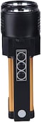 Crony At-298 Solar Power System Torcia Lampada A LED Ricaricabile Emergenza 10W 200 Metri USB Luce Gialla Bianca