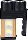 Crony At-298 Solar Power System Torcia Lampada A LED Ricaricabile Emergenza 10W 200 Metri USB Luce Gialla Bianca