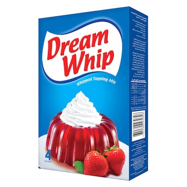 دريم ويب مزيج كريمة بنكهة الفانيليا المخفوقة، 144 غرام