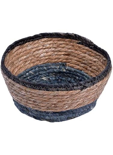 YATAI Handmade Storage Container, Storage Bins Basket, Woven Liner with Insert Handles Ideal for Home and Bathroom Organization Arts and Crafts (M)