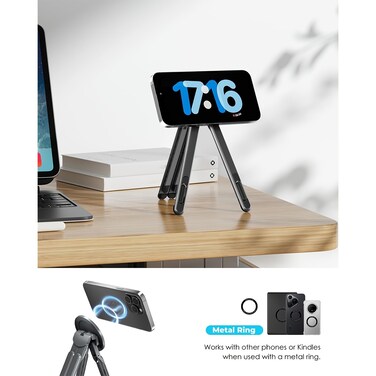 Universal Laptop Stand with Phone Holder for Home, Office &amp; Travel