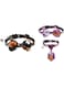 Halloween Cat Collar Breakaway with Bowtie and Bell, 2 Pack Kitten Cat Bow Tie Collars with Safety Buckle (Style 1, One size)