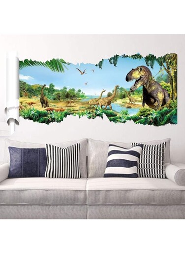 Jurassic Park Dinosaur Wallpaper Removable Wall Stickers Decals