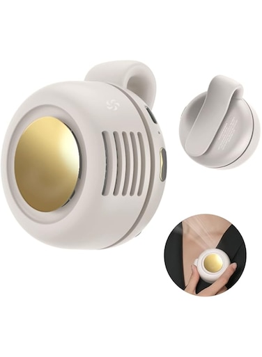 EZ Tuxedo Mini Portable Fan -360&deg; Rotatable Small Personal Fan that Blow Cold Air with Clip Fan 3 Speeds.Portable USB Rechargeable Small Cooling Fan.Battery Powered Fan for Outdoor and Indoor (White)
