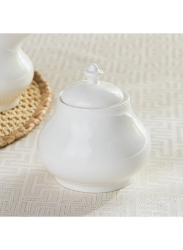 Box Crimsson Sugar Pot with Lid