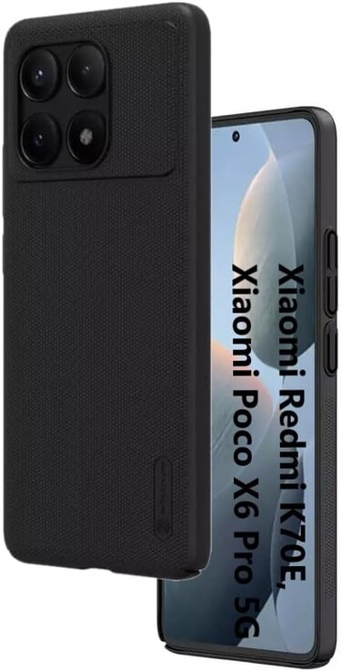 Xiaomi Redmi K70E, Xiaomi Poco X6 Pro 5G Case Cover,Super Frosted Shield Pro Matte All-Round Protection Anti-scratch Slim Luxury PC Hard Protection Back Cover for Redmi K70E,Poco X6 Pro 5G (Black)