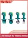Baby Flatware Sets,2 Set Toddler Utensils Feeding Tableware,Soft Silicone Forks and Spoons Cutlery Set,Cartoon Dino Handle And Anti Choke Design For Infant Babies 6-24 Months Trainer,Green Dino