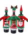 3pcs Christmas Wine Bottle Cover, Ugly Christmas Sweater Wine Bottle Cover for Holiday Christmas Party Decorations