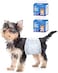 Miss Tiara Disposable Pet Diapers Male Dogs Super Absorbent Soft Including 20 Count for Cats or Dogs (Boy L 6-16.5 kg)