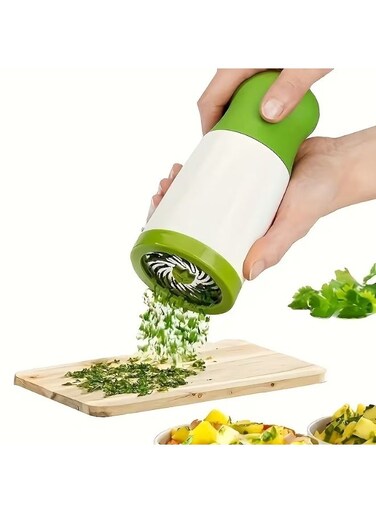 1pc Manual Grinder - Food-Grade Plastic and Stainless Steel, Ideal for vegetables - No Electricity Needed, Perfect Kitchen Accessory, Grinder for Kitchen