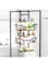 HELEE Over the Door Shower Caddy, Hanging Shower Organizer for Bathroom, Bathroom Storage Rack Shelf with Hooks &amp; Screw Adhesives &amp; Soap Holder, 3 Tier Bathroom Basket, Rustproof No Drilling