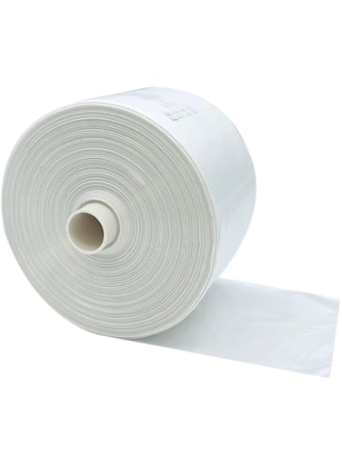 FLRO Transparent Clear Polythene Plastic Bags Roll for Food Storage Fresh Keeping Freezer Storage Multipurpose Packing Grocery Fruits Vegetable