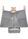 Skade Cat Litter Mat, Large Kitty Litter Trapping Mat Soft on Kitty Paws, Litter Box Mat Keep Floor Clean, 31" x 24" Waterproof and Washable Cat Litter Catcher Pad for Scatter Control (Gray)