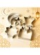 5pcs Eid Stainless Steel Fondant Cookie Cutter Set, DIY Cake Baking Tools, Moon, Octagonal Star, Star, Lantern, Islamic Cookie Mold Set, Cookie Cutters