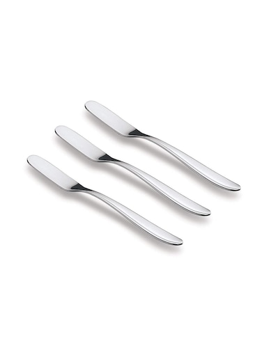 - 3pc Set Stainless Steel Butter Knife and Jam Spreader for Kitchen