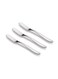 - 3pc Set Stainless Steel Butter Knife and Jam Spreader for Kitchen