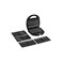 5-in-1 Sandwich Maker with Waffle and Grill Plates, 850W, Non-stick Coating, LED Indicator.