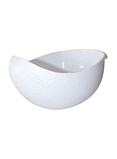 Multifunctional Rice Washing Strainer Colander Basket Bowl