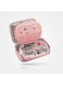 MOBCOS Kids Stainless Steel Bento Lunch Box with Rabbit Design, Insulated Carrying Bag, 4-Compartment Food Container with Spoon &amp; Fork, Pink