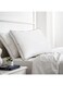 Gusset Plush Stripe Pillows Queen Size Set of 2 ( 50x75cm/20&acirc;&euro;x30&acirc;&euro;) Bed Pillows for Sleeping, Gusset Plushed Pillows for Back, Stomach or Side Sleepers, Hotel Pillows with Down Alternative Filling