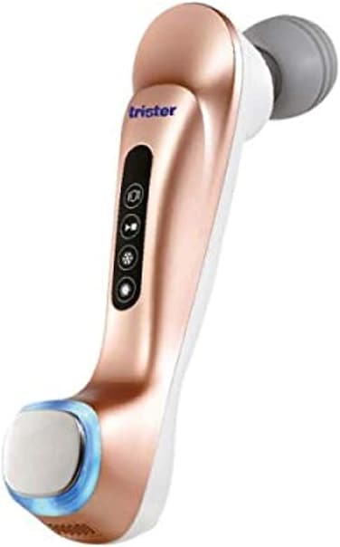 Trister Heating &amp; Cooling Vibration Massager TS‑597HM - Hot/Cold Therapy Device With Flexible Design, Rechargeable, 3 Speed Massage
