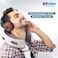 Trister Rechargeable Neck Massage Pillow (TS‑593NM) 3 Modes (Kneading, Vibration, Combined), 2000mAh Battery, 10‑Min Auto‑Shutoff, Usb‑C Input, Includes Carry Bag &amp; Ear Plugs