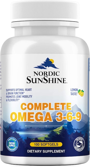 Nordic Sunshine Complete Omega 3 6 9 688Mg, 100 Softgels