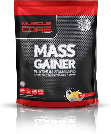 اكتساب كتلة العضلات الأساسية بلاتينيوم ستاندرد I مركب علمياً - نكهة الفانيليا I 12 باوند