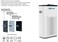 Trister Air Purifier (TS‑180AP) 3‑Layer Filtration (Pre‑Filter + HEPA + Activated Carbon), Real‑Time Air‑Quality Display, Ultra‑Quiet, Covers 14‑24M&sup2;