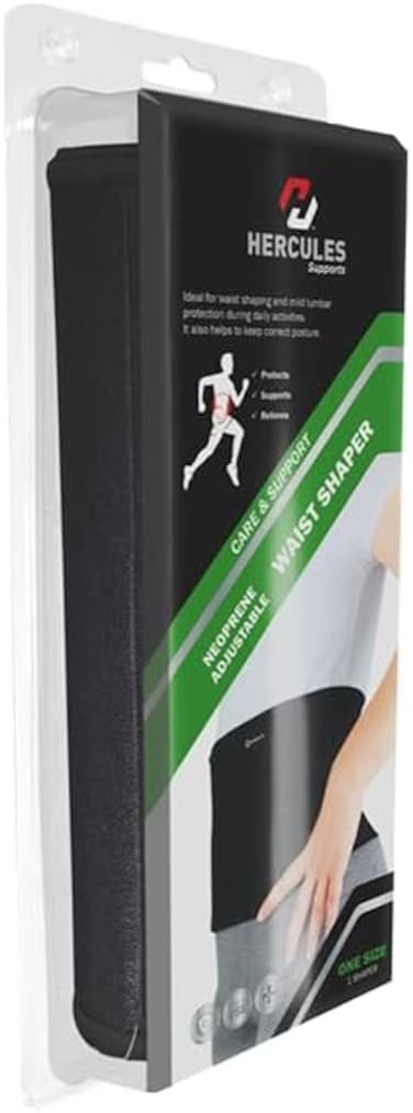 Sunshine Nutrition Hercules Adjustable Waist Shaper, Made With Breathable Material, Proper Fit For All Size And Shape, Ideal For Waist Shaping, One Size