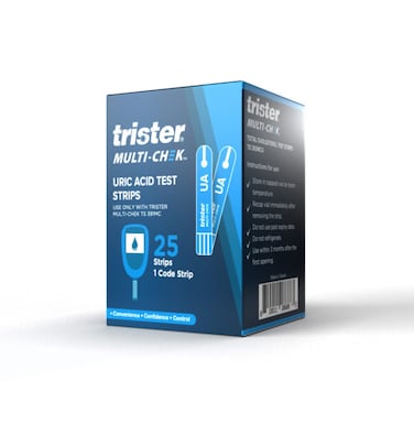 Trister Multi Check Uric Acid TS-393MCU   25 Test Strip
