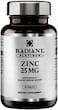 Radiant Platinum Zinc 25 Mg, For Healthy Immune Function, Antioxidant Support, Maintains Healthy Hair, Skin &amp; Nails, Vegan, Sugar free, 90 Tablets