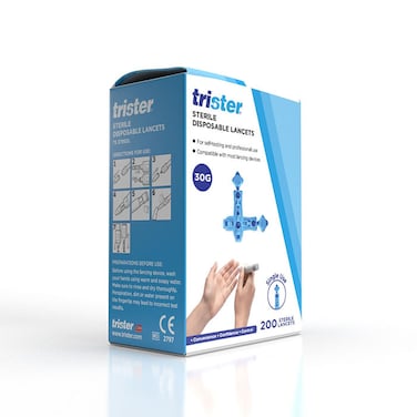 تريستر العقيمة المتاح 200 لانسيت   تيسي-379 سدل 30 جرام / استخدام واحد