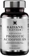 Radiant Platinum Advanced Probiotic Acidophilus, Provides 500 Million Viable Cells, Promotes Healthy Intestinal Flora, Supports Immune System &amp; Nutrient Absorption, 90 Capsules