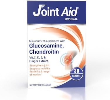 Vital Healthcare Joint Aid Original - 30 Tablets, Supports Joint Health, Mobility, Flexibility &amp; Range Of Motion, With Glucosamine, Chondroitin, Vitamin C, D, E &amp; Ginger Extract