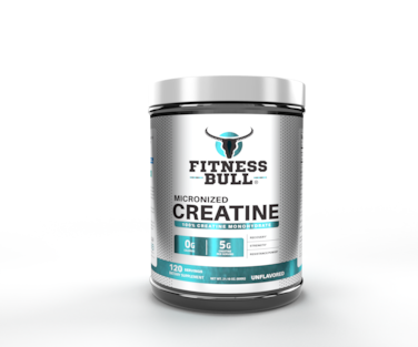 Fitness Bull Micronized Creatine Unflavored Dietary Supplement   120 Servings - 600g