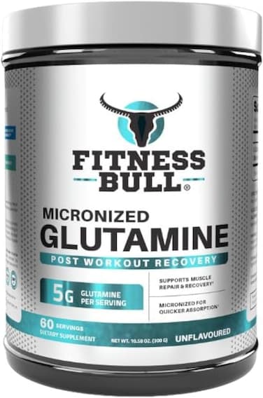 Fitness Bull Micronized Glutamine Unflavoured 300G 08977
