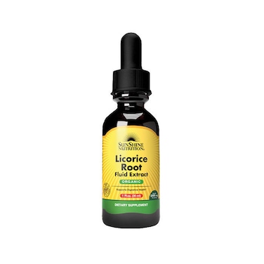 Sunshine Nutrition Licorice Root Fluid Extract - Supports Digestive Health - 30ml
