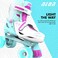 Yvolution Neon Combo Skates For Kids &ndash; 2-In-1 Adjustable Quad &amp; Inline With Light-Up Wheels , Beginner-Friendly, No Tools Needed (12-2 Or 3-6 Us)