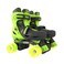 Yvolution Neon Combo Skates For Kids &ndash; 2-In-1 Adjustable Quad &amp; Inline With Light-Up Wheels , Beginner-Friendly, No Tools Needed (12-2 Or 3-6 Us)