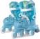 Yvolution Twista Inline Learner Skates (12-3J, Blue)