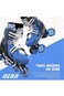 Yvolution Neon Combo Skates 3-6 Goteki Blue NC47B4