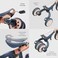 دراجة Yvolution Velo Trike Peach - دراجة ثلاثية العجلات 2 في 1 تتحول إلى دراجة توازن، تصميم إطار منخفض، أسطح ناعمة، مقعد ومقود قابلان للتعديل، للأطفال من عمر 18 شهرًا إلى 3 سنوات