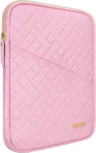 Lacdo Tablet Sleeve Case for 11 inch iPad A16  11 Inch iPad Pro M5 M4  11 inch iPad Air M3 M2  10.9" iPad  10.2" iPad 10.9" ipad Air Samsung Galaxy Tab A9+ Bag Fit Magic Keyboard Sakura Pink