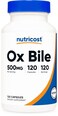 Nutricost Ox Bile Capsules 500Mg Per Serving (120 Capsules) - Gluten Free &amp; Non-GMO