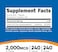 Nutricost Vitamin B12 (Methylcobalamin) 2000mcg, 240 Capsules - Vegetarian Caps, Non-GMO, Gluten Free B12 Supplement