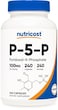 مكمل غذائي Nutricost P5P فيتامين B6 بتركيز 100 ملغ، 240 كبسولة (بيريدوكسال-5-فوسفات) - مناسب للنباتيين، غير معدل وراثيًا، خالٍ من الغلوتين